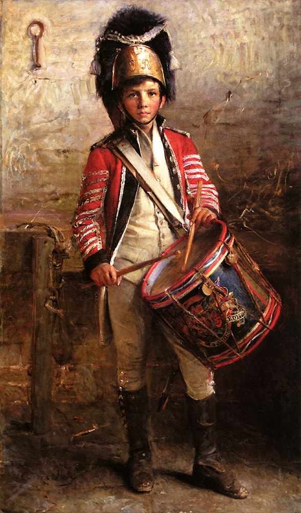 A Drummer Boy of the Royal Scotts Dragoons by George William Joy