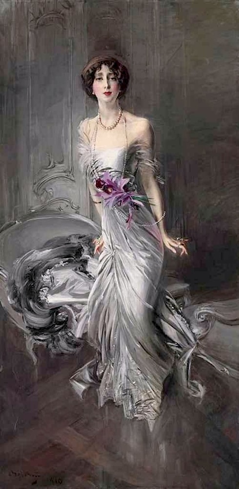Portrait of Madame E. L. Doyen by Giovanni Boldini