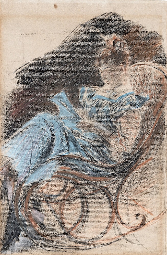 Lady in Red par Giovanni Boldini