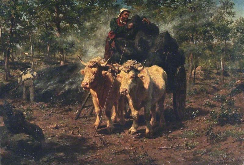 The Charcoal Burners by Rosa Bonheur - Art Renewal Center