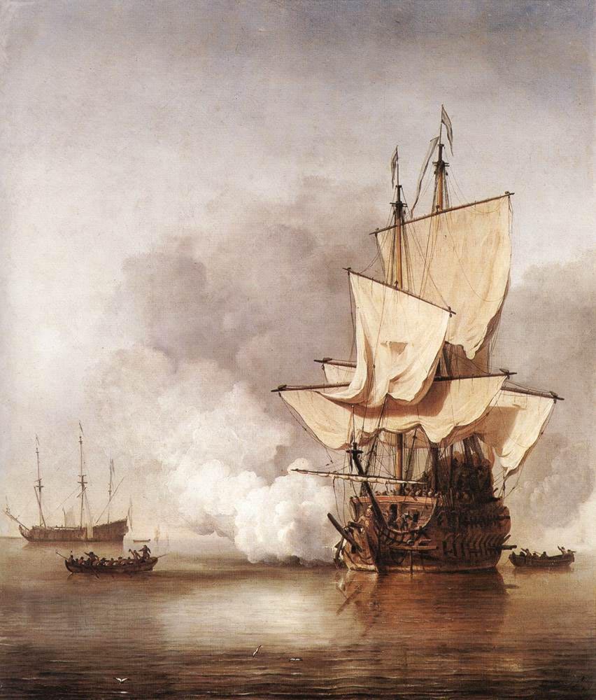 Willem van de Velde the Younger - 17 artworks - Art Renewal Center