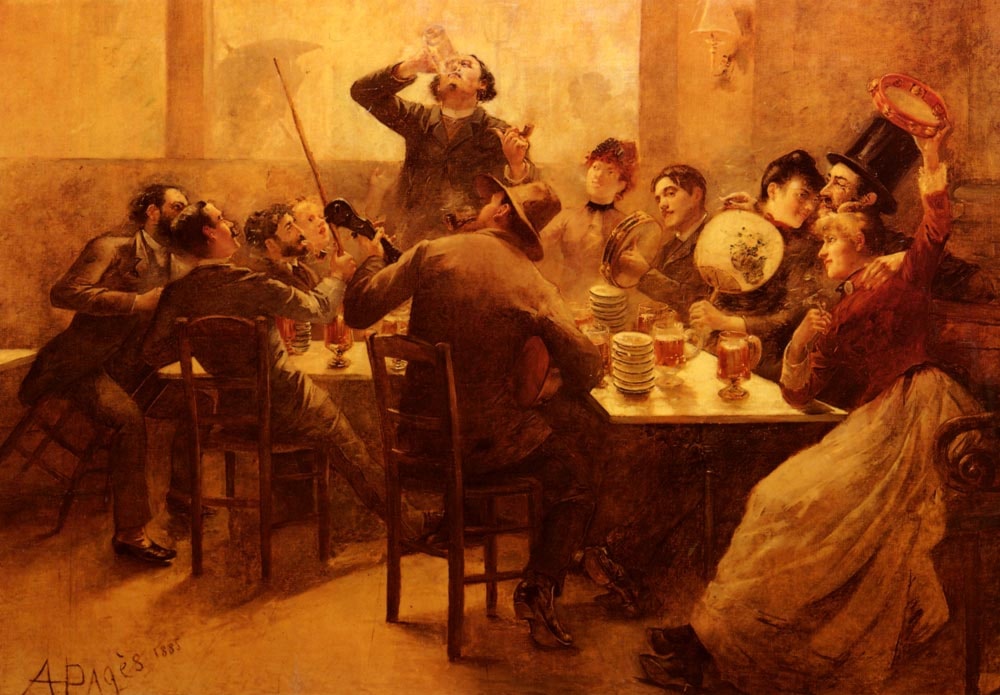 La Vie De Bohème by Alfred Pages - Art Renewal Center