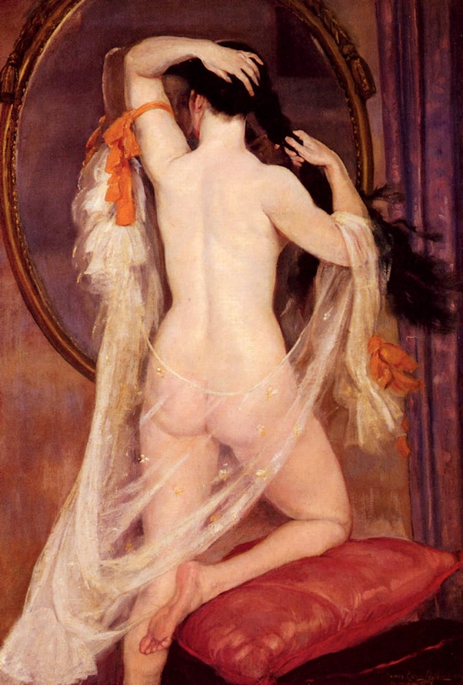Nu Au Miroir by Henry Caro-Delvaille