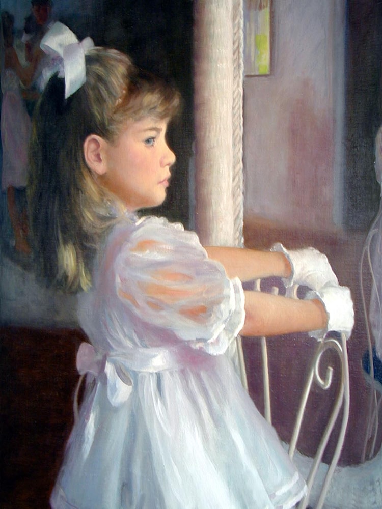 Young Olivia by Allan R. Banks - 2 images - Art Renewal Center