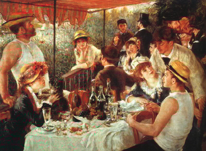 The Boating Party Lunch by Pierre Auguste Renoir