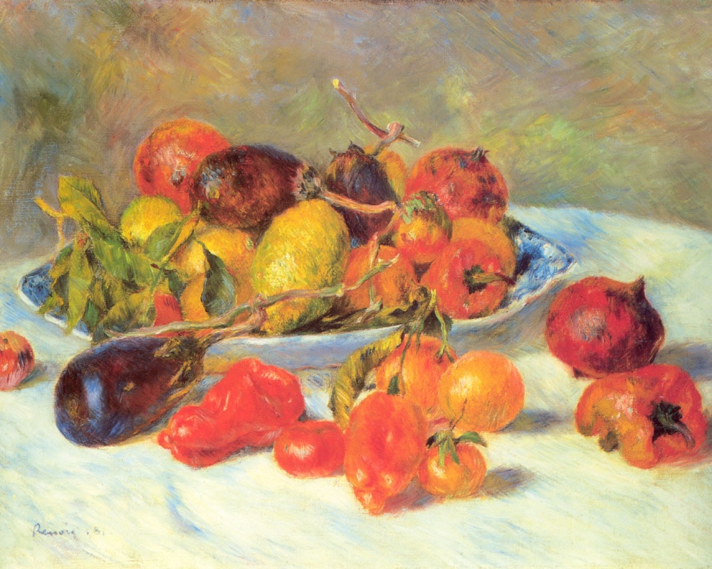 Fruits from the Midi by Pierre Auguste Renoir - Art Renewal Center