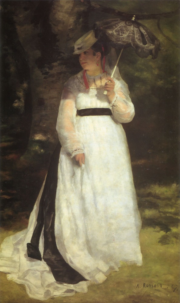 Lise with Umbrella by Pierre Auguste Renoir