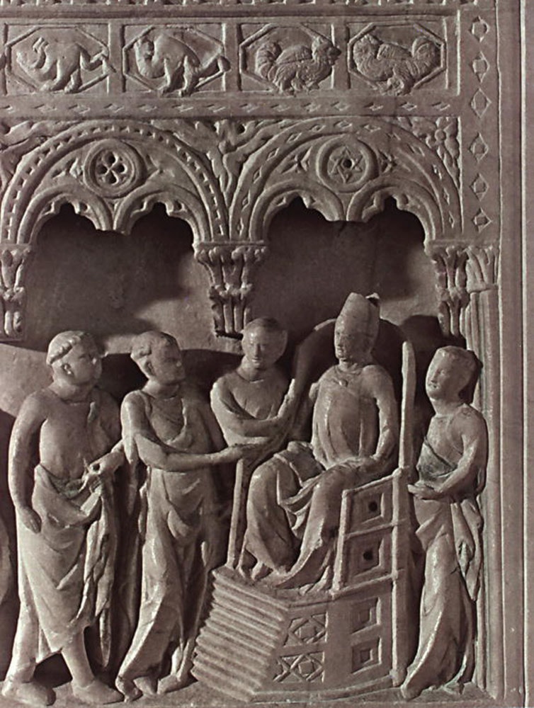 St Cerbone before the Pope