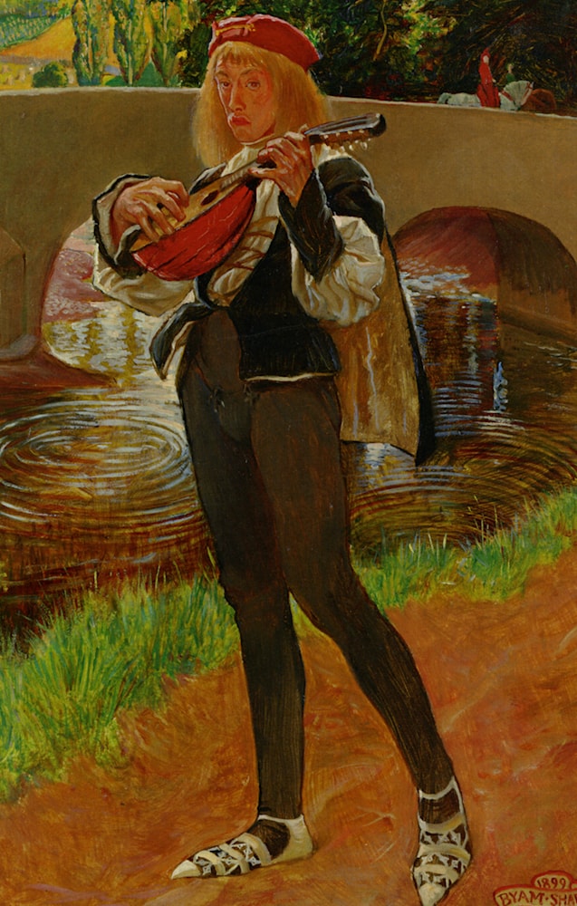 The Bard by John Byam Liston Shaw - Art Renewal Center