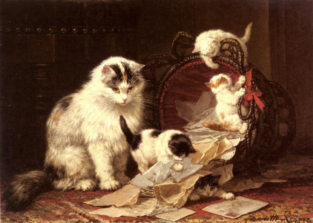 Henriette Ronner-Knip - 32 artworks - Art Renewal Center