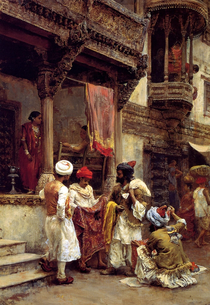 The Silk Merchants by Edwin Lord Weeks Art Renewal Center