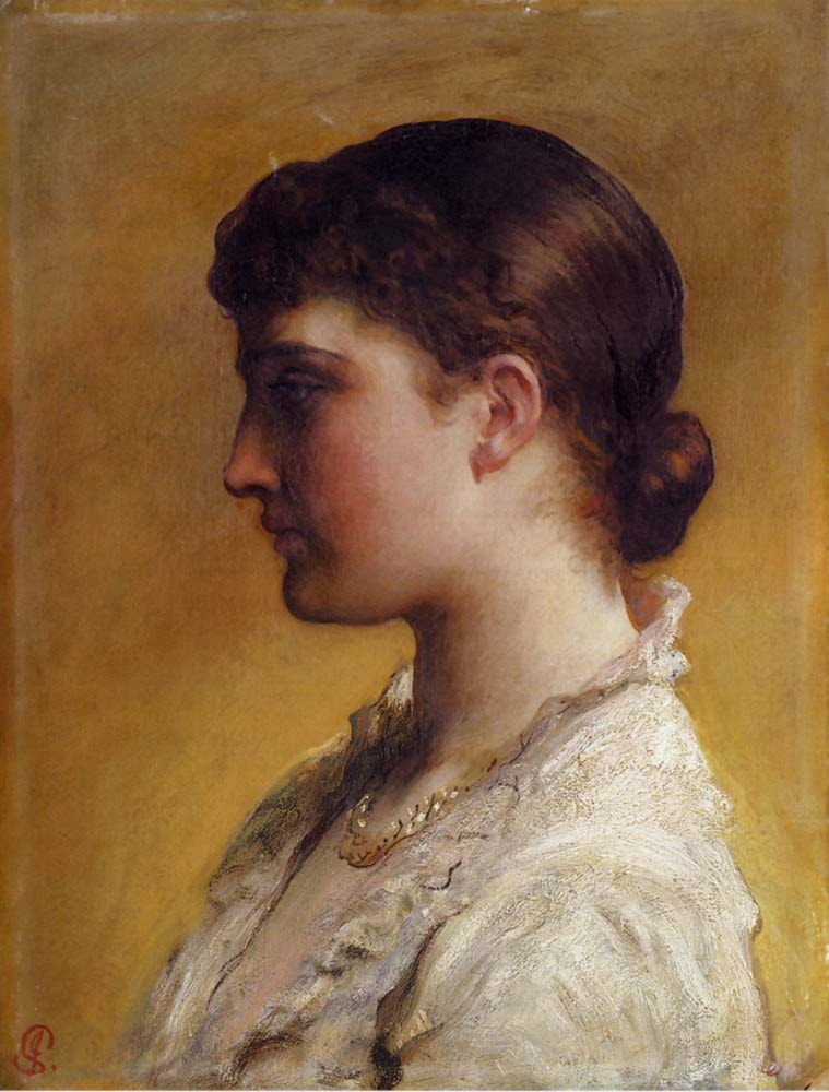 Portrait Of Lillie Langtry by James Sant - Art Renewal Center
