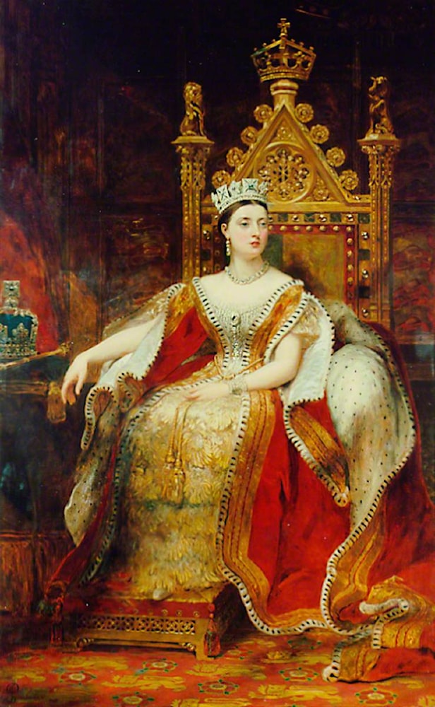 Queen Victoria (1819–1901) by James Sant - 2 images - Art Renewal Center