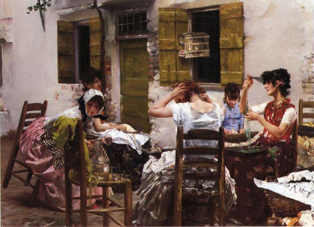 Venetian Bead Stringers by Robert Frederick Blum