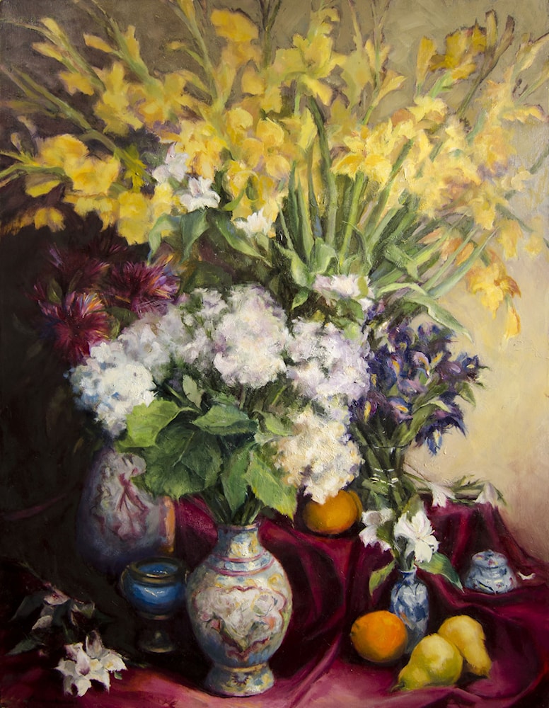 ARC / Artwork / Still Life with Flowers by Charlene Helfend Lane