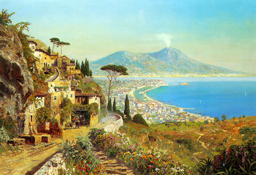 ARC / Artwork / The Bay of Naples by Alois Arnegger