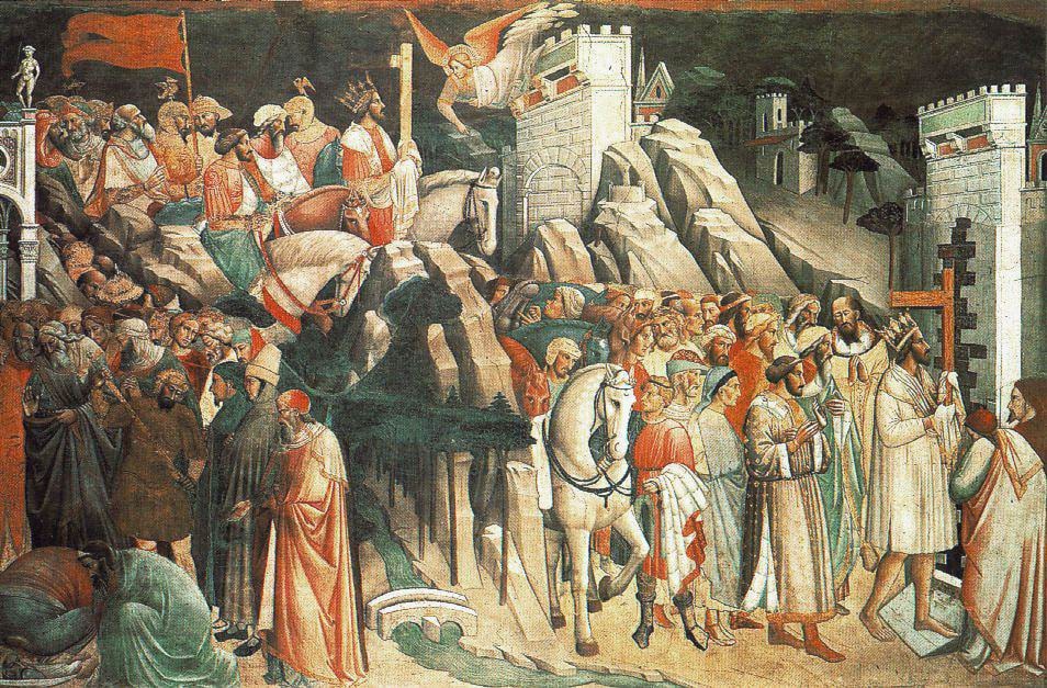 The Triumph of the Cross by Agnolo Gaddi - Art Renewal Center