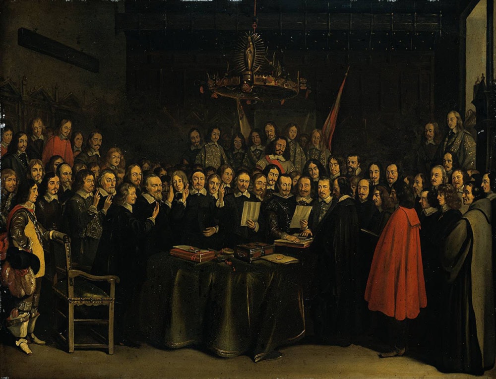 The Ratification of the Treaty of Münster, 15 May 1648 by Gerard ter Borch