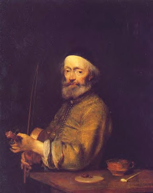The Violinist by Gerard ter Borch