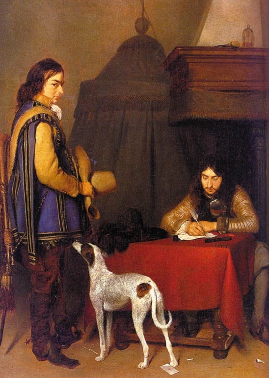The Dispatch by Gerard ter Borch