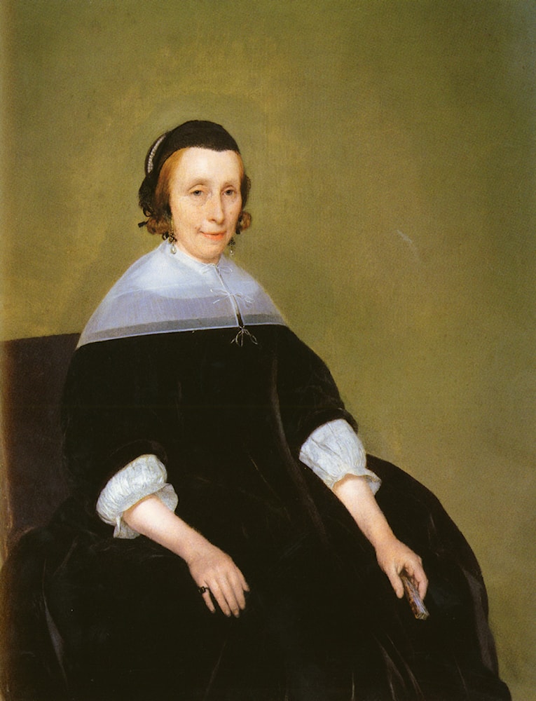 Portrait Of A Lady by Gerard ter Borch