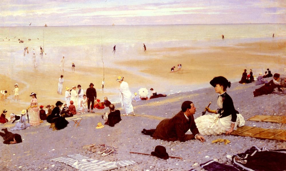 Sur Les Galets by Albert Aublet