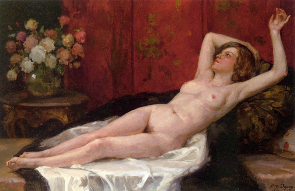 Reclining Nude by Paul Michel Dupuy