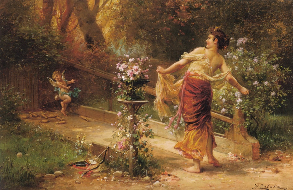 絵画 ECSTACY Skittles by Hans Zatzka - Art Renewal Center