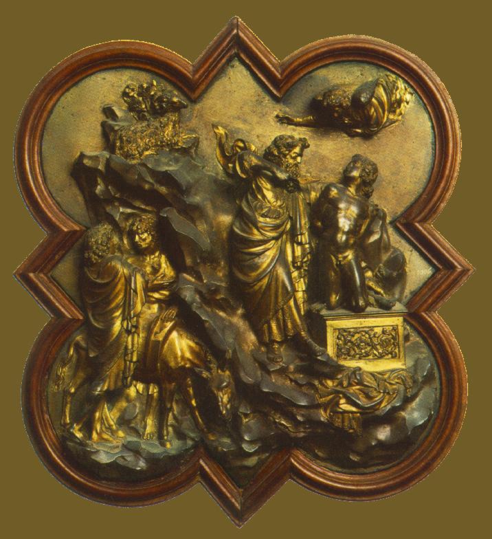 Sacrifice of Isaac by Lorenzo Ghiberti - Art Renewal Center