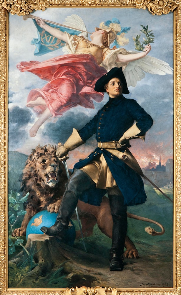 Karl XII by Julius Kronberg - Art Renewal Center