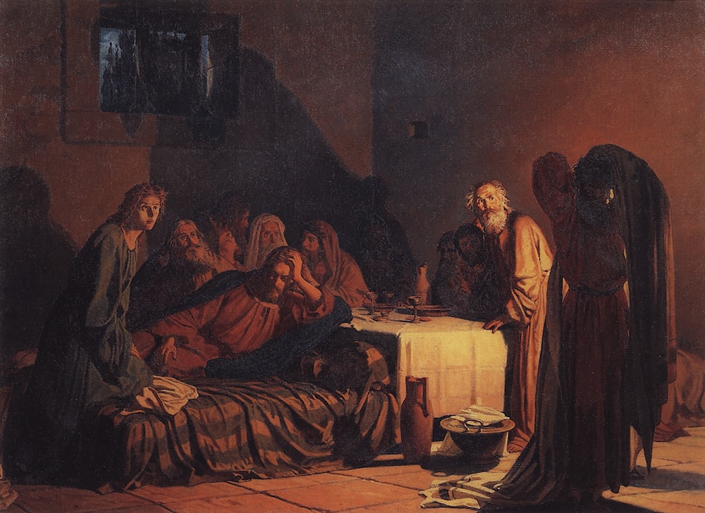 Last Supper by Nikolai Ge - Art Renewal Center