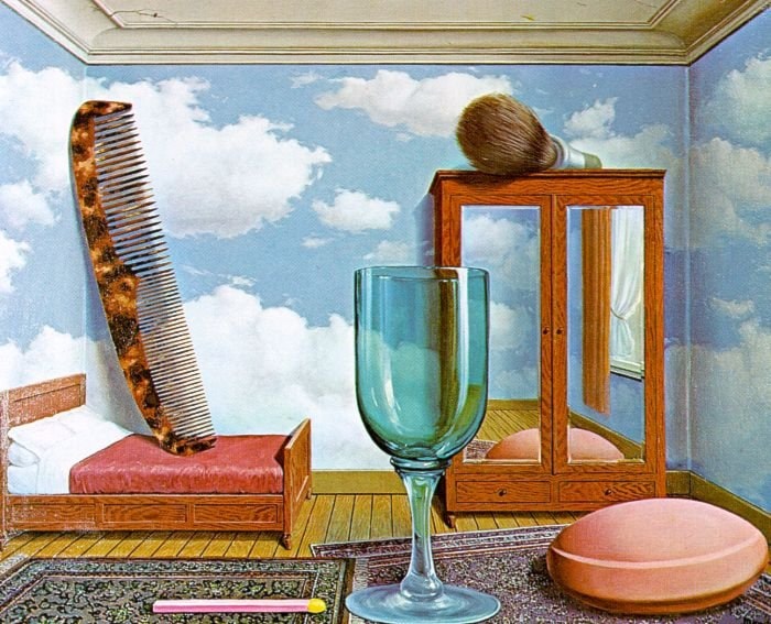 Personal Values by Rene Magritte