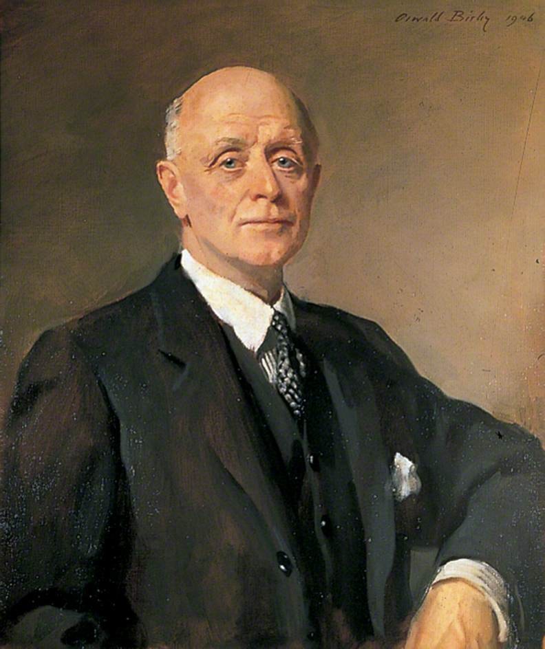 Sir Edward Hardy, Chairman of Kent County Council by Oswald Hornby