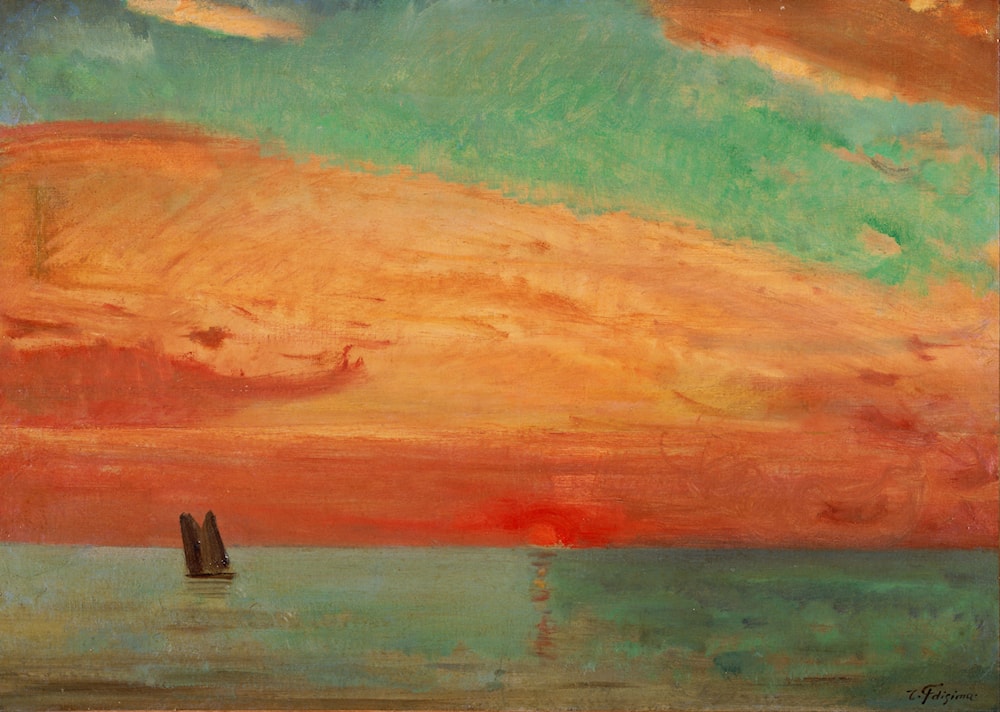 辰　oilpainting from Japan Fujishima Takeji - 32 artworks - Art Renewal Center
