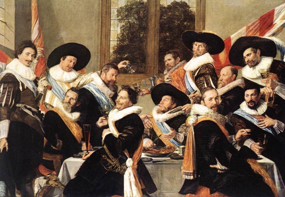 Banquet of the Officers of the St Civic Guard Company by Frans