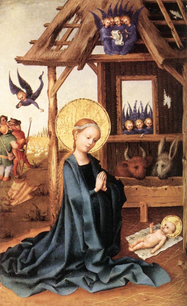 Carte Postale Ancienne – La Vierge Au Buisson De Roses De Stephan Lochner, France