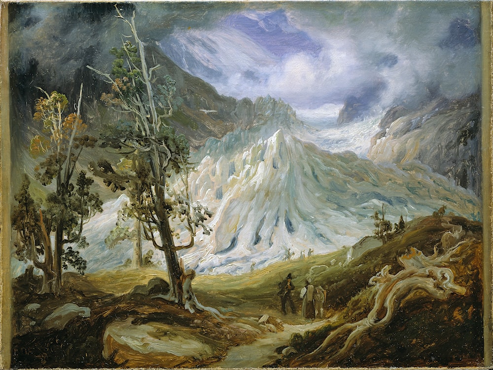 Grindelwaldgletscheren by Thomas Fearnley - Art Renewal Center