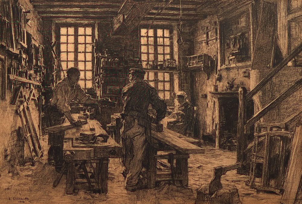 The Carpenters by LeonAugustin L'hermitte Art Renewal Center