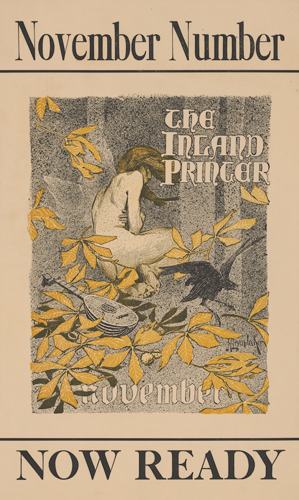 Poster for the September 1896 Issue of the Inland Printer Magazine