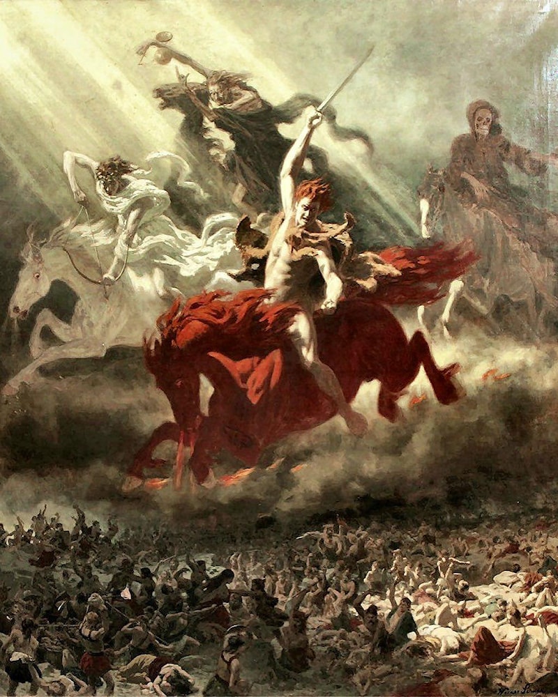 The Four Horsemen of the Apocalypse by Werner Wilhelm Gustav