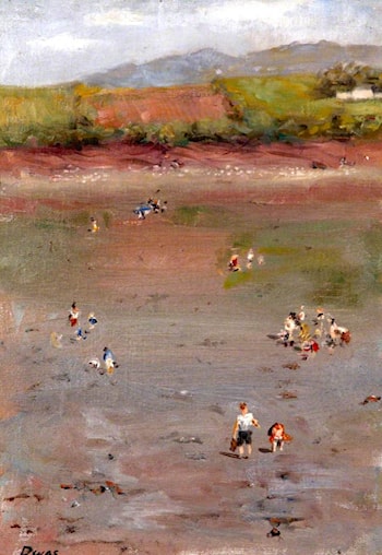 Cocklers on the Beach