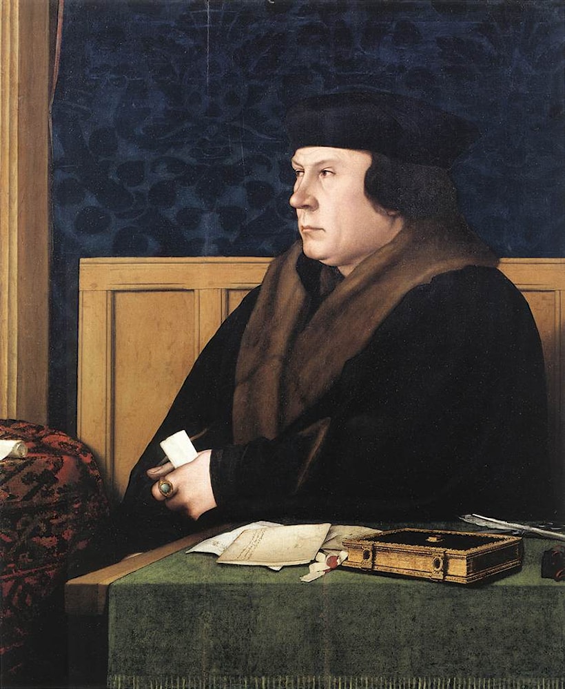 Portrait of Thomas Cromwell by Hans Holbein Art Renewal Center