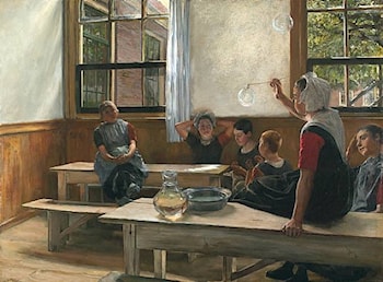 The Waifs (Haarlem, Holland) ; Children in a Schoolroom