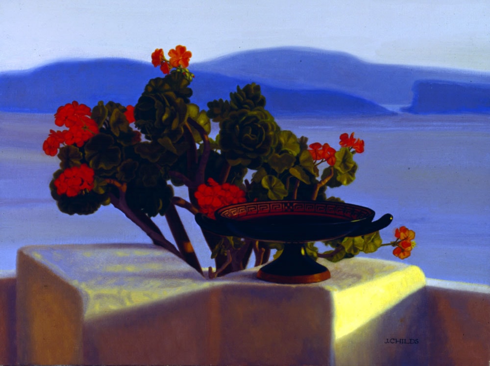 Evening Offering: Santorini by James Childs