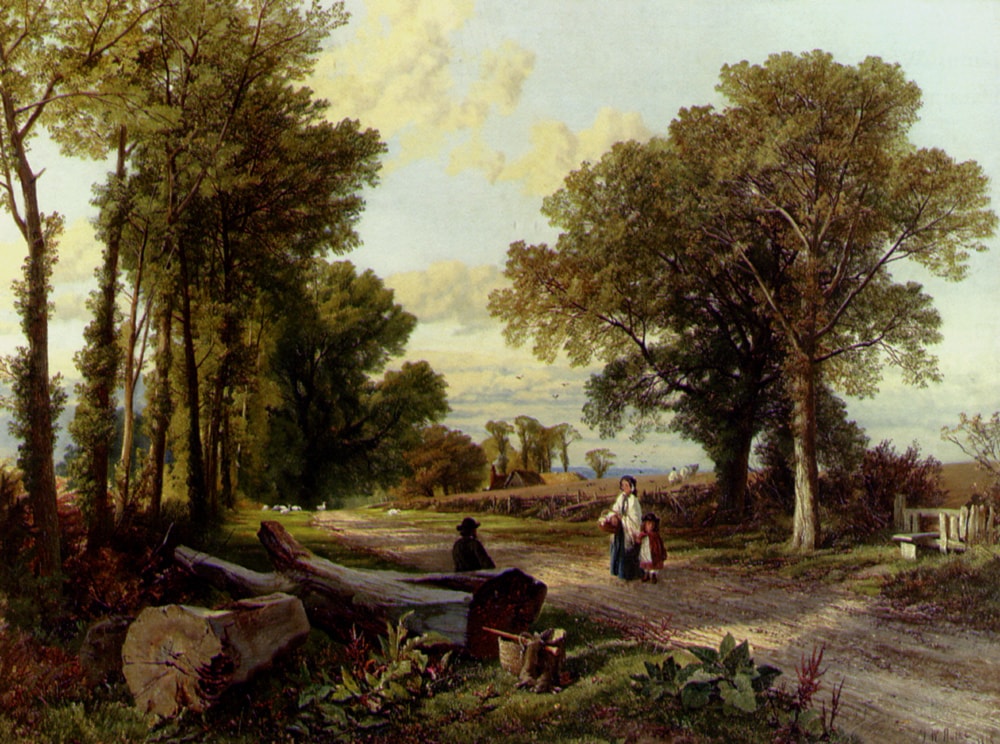 A Wayside Conversation by Frederick William Hulme