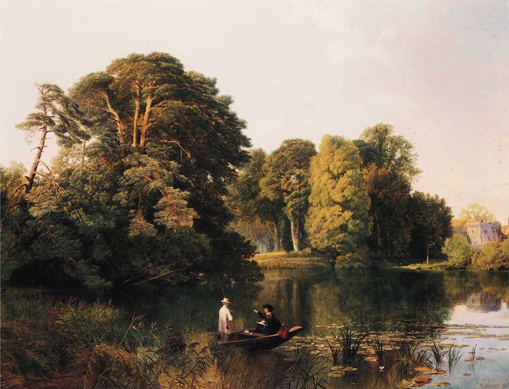 A Quiet Retreat, Surrey by Frederick William Hulme