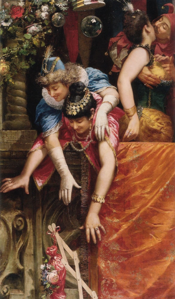 The Masked Ball by Francesco Paolo Parisi