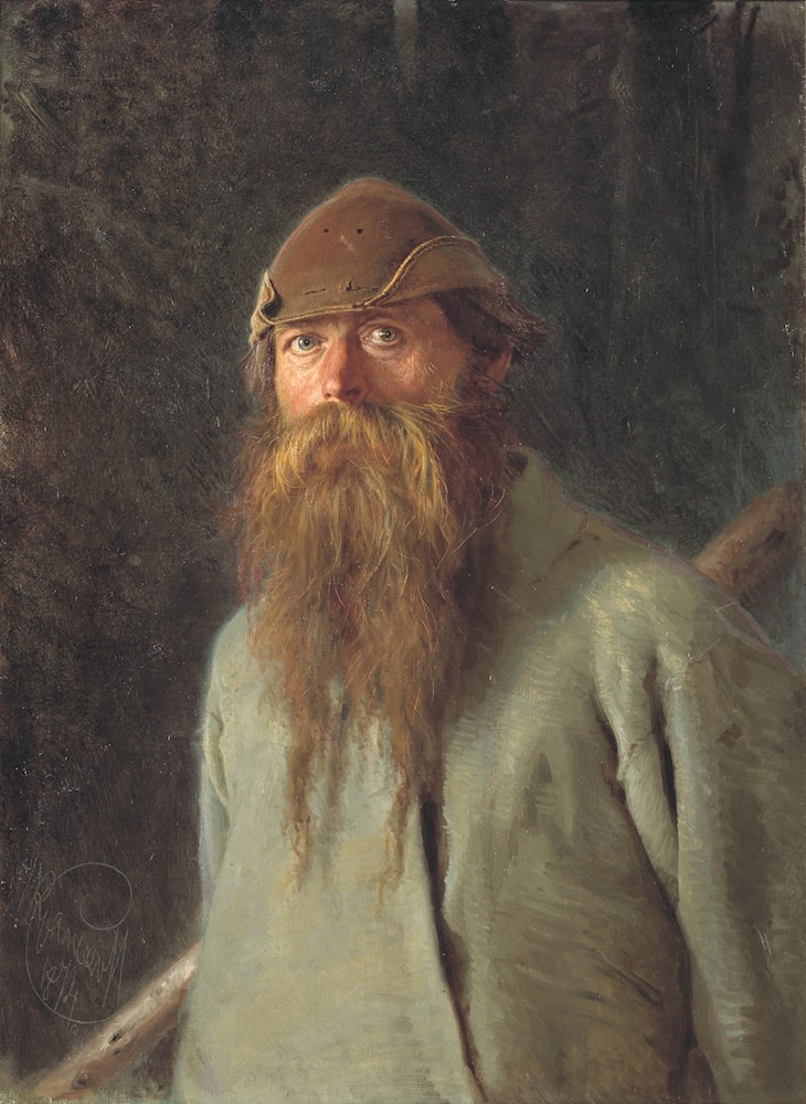 Woodsman by Ivan Nikolaevich Kramskoy