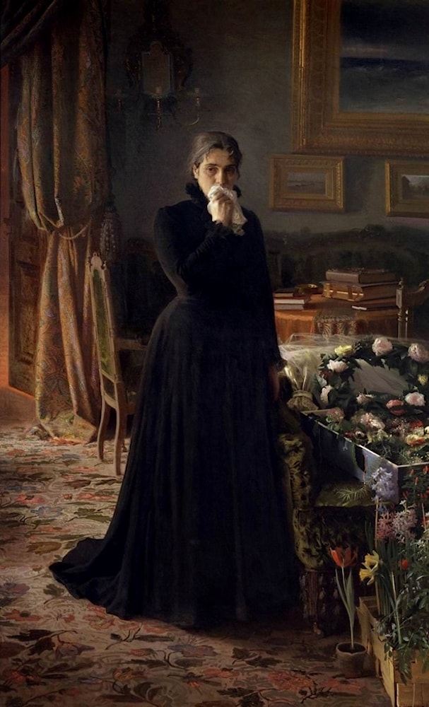 Inconsolable Grief by Ivan Nikolaevich Kramskoy 2 images Art